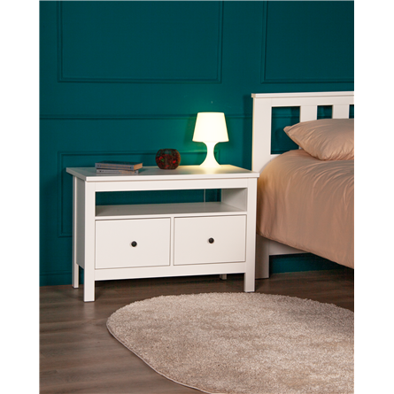 2.08.03.080.1 САГА тумба 2 ящика белая RU