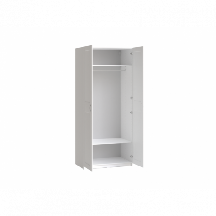 Шкаф ПАКС / МАКС двухдверный широкий, цвет белый