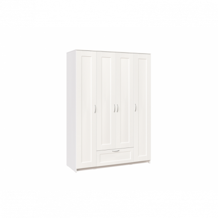 BRIMNES / СИРИУС шкаф четырехдверный с одним выдвижным ящиком, цвет Белый