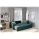Диван угловой трехместный Вало с длинным подлокотником, сине-зелёный, ткань рогожка Диван угловой трехместный Вало с длинным подлокотником, сине-зелёный, ткань рогожка