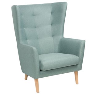 Кресло для отдыха Саари мятно-серое