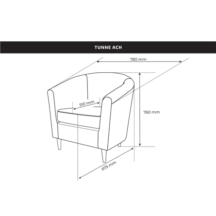 Кресло для отдыха Тунне бордовое, ткань рогожка