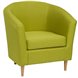 Кресло для отдыха Тунне жёлто-зелёное
