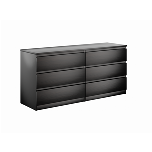 Комод МАЛЬМ 6 ящиков цвет Дуб Венге