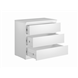 Комод МАЛЬТА с тремя выдвижными ящиками, цвет белый Комод МАЛЬТА с тремя выдвижными ящиками, цвет белый