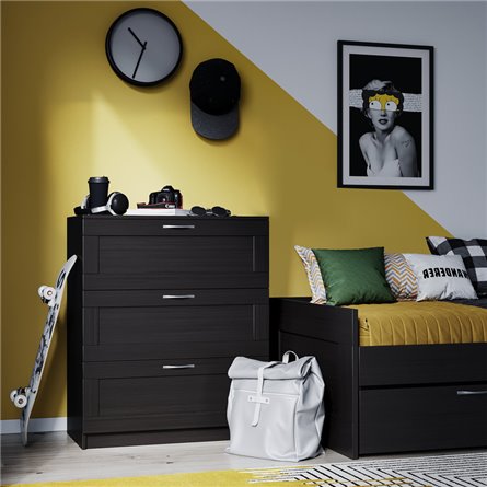 Комод СИРИУС с тремя ящиками, цвет Дуб Венге