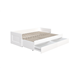Кровать двуспальная СИРИУС раздвижная шириной 80(160) см, с ортопедическим основанием Лурой и двумя выдвижными ящиками белого цв Кровать двуспальная СИРИУС раздвижная шириной 80(160) см, с ортопедическим основанием Лурой и двумя выдвижными ящиками белого цв