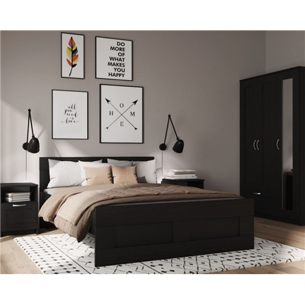 Кровать СИРИУС с ортопедическим основанием 120х200, цвет Дуб Венге