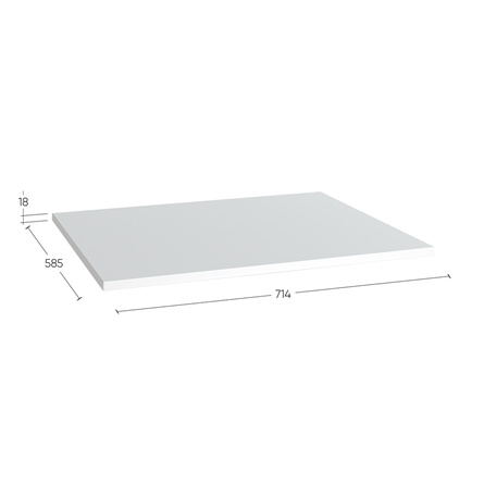 Полка МАКС в двухдверный шкаф, цвет Дуб Венге