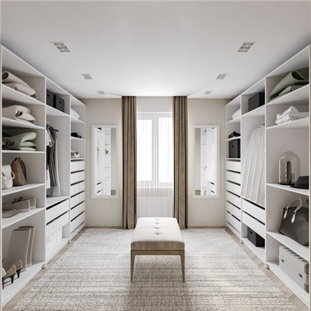 Полка МАКС в однодверный шкаф, цвет белый