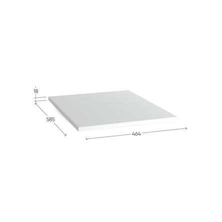 Полка МАКС в однодверный шкаф, цвет Дуб Венге