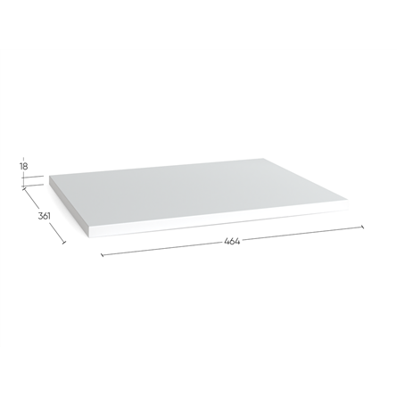 Полка МАКС в узкий однодверный шкаф, цвет Дуб Венге