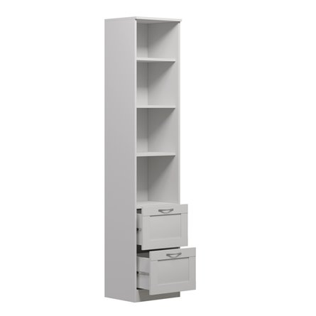 с двумя ящиками и четырьмя полками