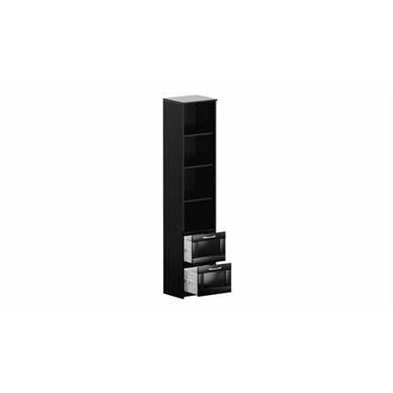 с двумя ящиками и четырьмя полками