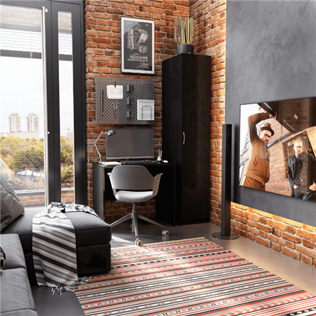 Стол КАСТОР письменный 80х50, цвет Дуб Венге