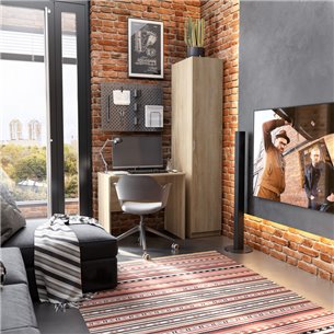 Стол КАСТОР письменный 80х50, цвет Дуб Сонома