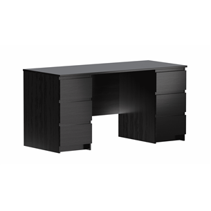 Стол КАСТОР письменный двухтумбовый с шестью ящиками