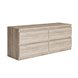 Тумба КАСТОР длинная с четырьмя ящиками