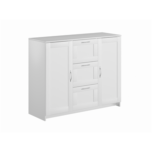 BRIMNES / СИРИУС тумба двухдверная с тремя ящиками