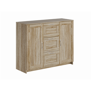 BRIMNES / СИРИУС тумба двухдверная с тремя ящиками