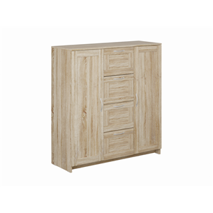 BRIMNES / СИРИУС тумба двухдверная с четырьмя ящиками