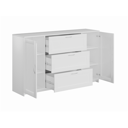 с тремя выдвижными ящиками