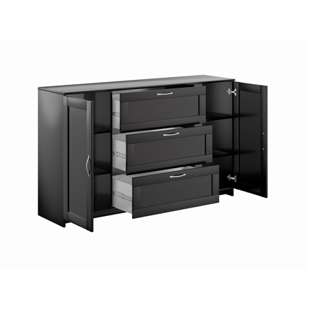 с тремя выдвижными ящиками