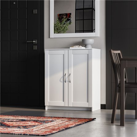 Тумба СИРИУС двухдверная, цвет белый