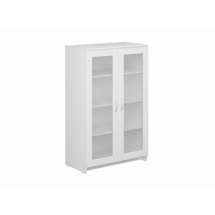 BRIMNES / СИРИУС тумба с двумя стеклянными дверьми