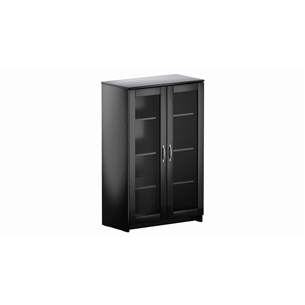 BRIMNES / СИРИУС тумба с двумя стеклянными дверьми