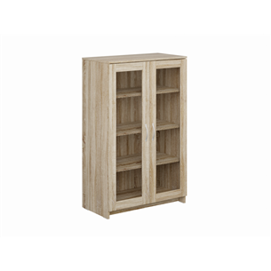 BRIMNES / СИРИУС тумба с двумя стеклянными дверьми