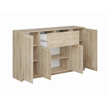 с двумя выдвижными ящиками