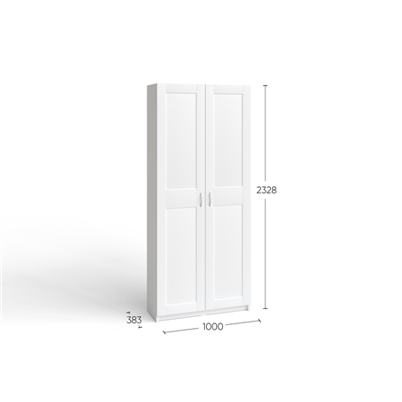 Шкаф МАКС двухстворчатый, цвет Дуб Венге