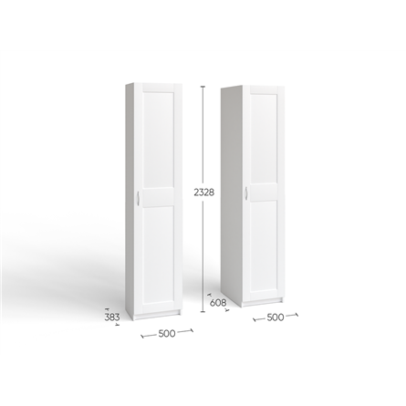 Шкаф МАКС однодверный узкий, цвет Дуб Венге