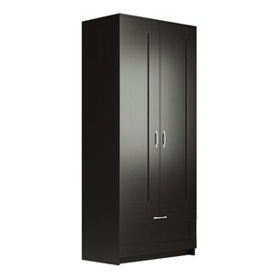 BRIMNES / СИРИУС шкаф двухдверный с выдвижным ящиком