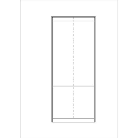 Шкаф СИРИУС двухдверный с двумя выдвижными ящиками, цвет Дуб Венге