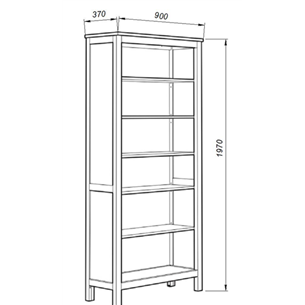 Шкаф СИРИУС четырехдверный с двумя выдвижными ящиками и зеркалом, цвет Дуб Венге