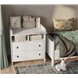 Комод 02 Вествик с двумя ящиками, массив сосны, цвет белый Комод 02 Вествик с двумя ящиками, массив сосны, цвет белый