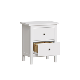 Комод 02 Кантри белый с двумя ящиками