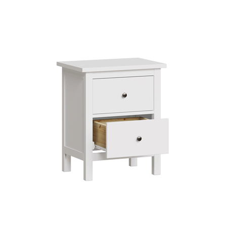 Комод 02 Кантри белый с двумя ящиками