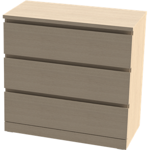 Комод МАЛЬМ 3 ящика