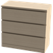 Комод МАЛЬМ 3 ящика