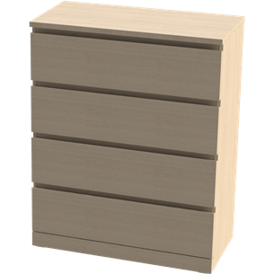 Комод МАЛЬМ 4 ящика