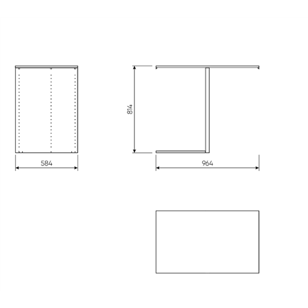 2.06.15.290.1 МАКС секция разделительная 100х58 белая