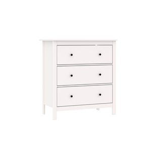 СОНГЕСАНД САГА комод 3 ящика белый