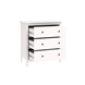 2.08.02.020.1 САГА комод 3 ящика белый 2.08.02.020.1 САГА комод 3 ящика белый