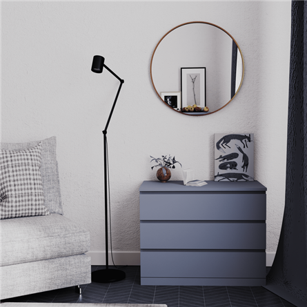 S01057 Варма 3 комод 80х77х40, серый