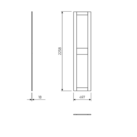 2.06.14.330.1 МАКС дверь 50 (2 заполнения) белая
