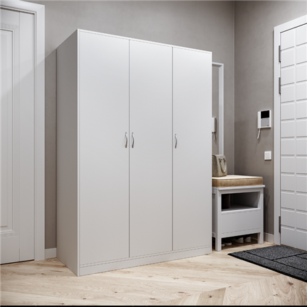 Шкаф ОРИОН трехдверный, цвет белый