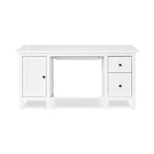 HEMNES ХЕМНЭС Письменный стол, белая морилка